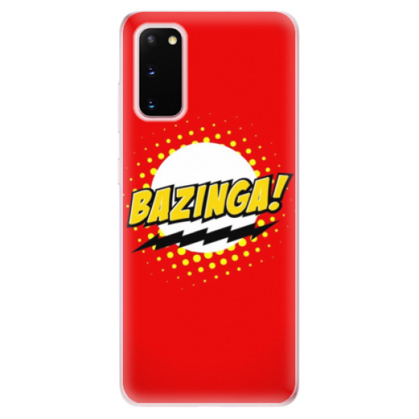 Odolné silikonové pouzdro iSaprio - Bazinga 01 na mobil Samsung Galaxy S20 (Odolný silikonový obal, kryt pouzdro iSaprio - Bazinga 01 - na mobilní telefon Samsung Galaxy S20)