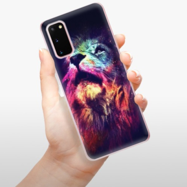 Silikonové pouzdro iSaprio - Samsung Galaxy S20 - Lion in Colors