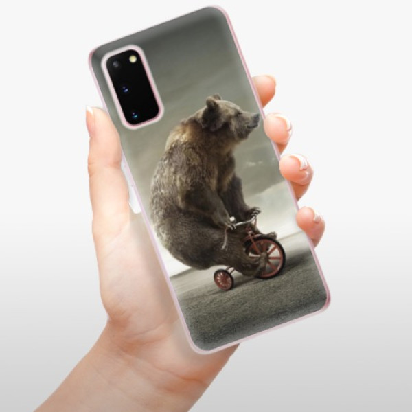 Silikonové pouzdro iSaprio - Samsung Galaxy S20 - Bear 01