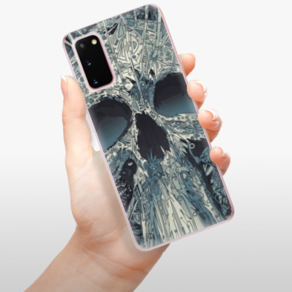 Silikonové pouzdro iSaprio - Samsung Galaxy S20 - Abstract Skull