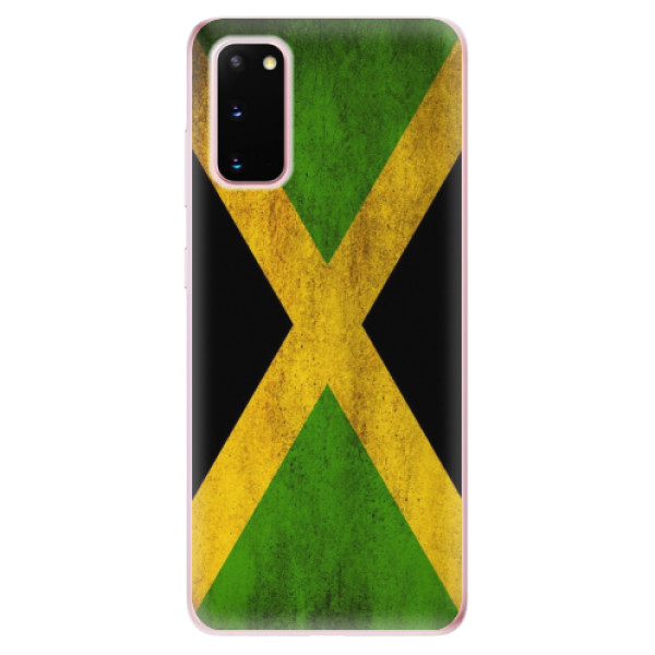 Odolné silikonové pouzdro iSaprio - Flag of Jamaica - Samsung Galaxy S20