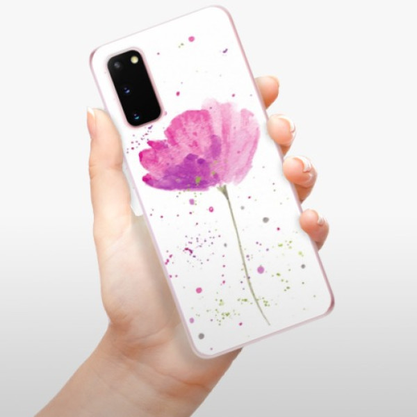 Silikonové pouzdro iSaprio - Samsung Galaxy S20 - Poppies