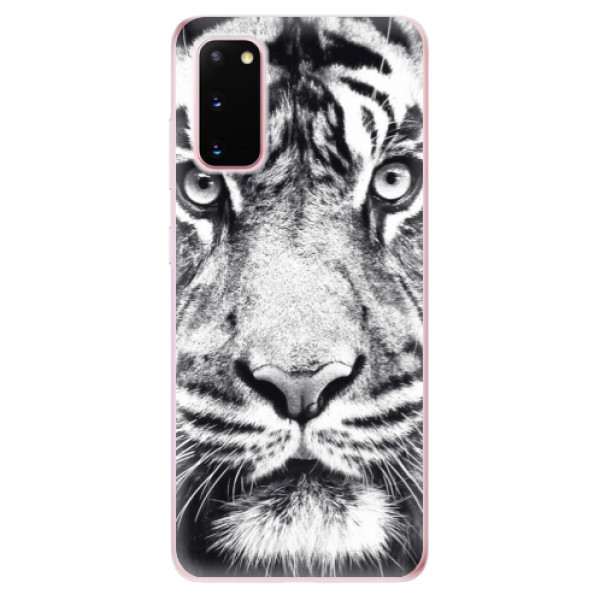 Odolné silikonové pouzdro iSaprio - Tiger Face na mobil Samsung Galaxy S20 (Odolný silikonový obal, kryt pouzdro iSaprio - Tiger Face - na mobilní telefon Samsung Galaxy S20)