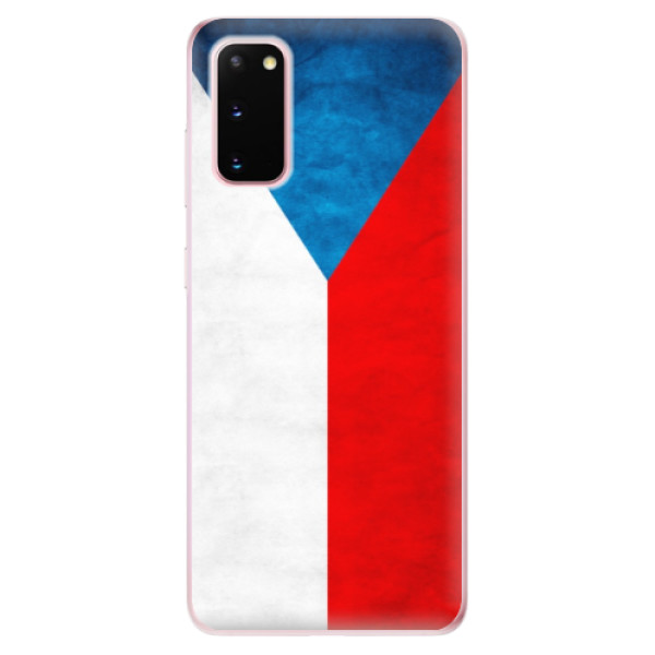 Odolné silikonové pouzdro iSaprio - Czech Flag - Samsung Galaxy S20