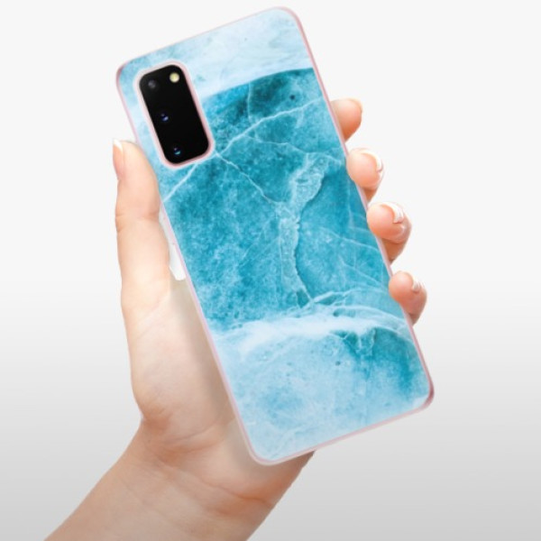 Silikonové pouzdro iSaprio - Samsung Galaxy S20 - Blue Marble