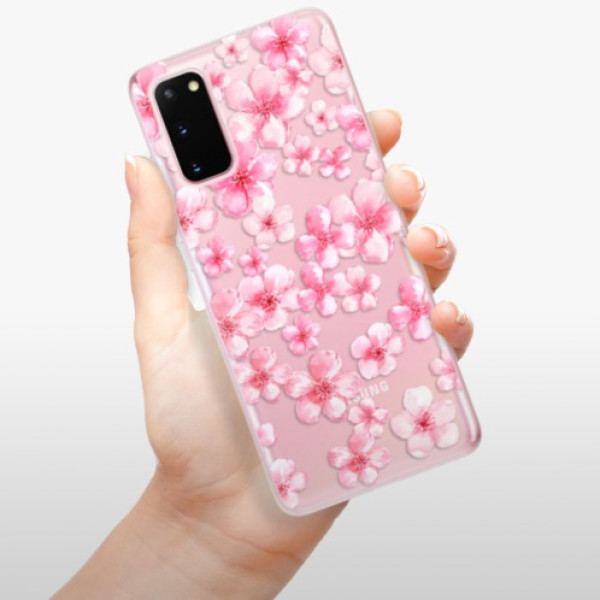 Silikonové pouzdro iSaprio - Samsung Galaxy S20 - Flower Pattern 05