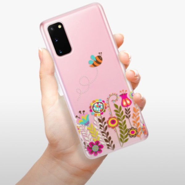 Silikonové pouzdro iSaprio - Samsung Galaxy S20 - Bee 01
