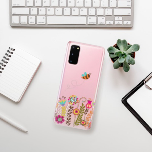 Silikonové pouzdro iSaprio - Samsung Galaxy S20 - Bee 01