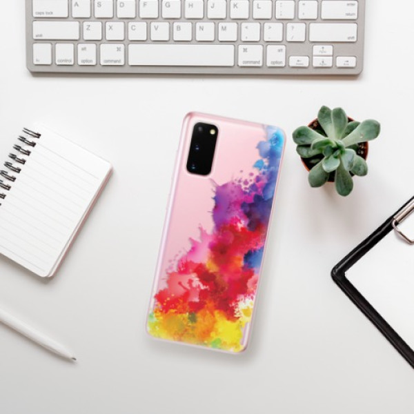 Silikonové pouzdro iSaprio - Samsung Galaxy S20 - Color Splash 01