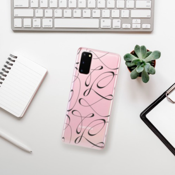 Silikonové pouzdro iSaprio - Samsung Galaxy S20 - Fancy black