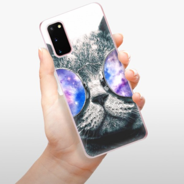 Silikonové pouzdro iSaprio - Samsung Galaxy S20 - Galaxy Cat