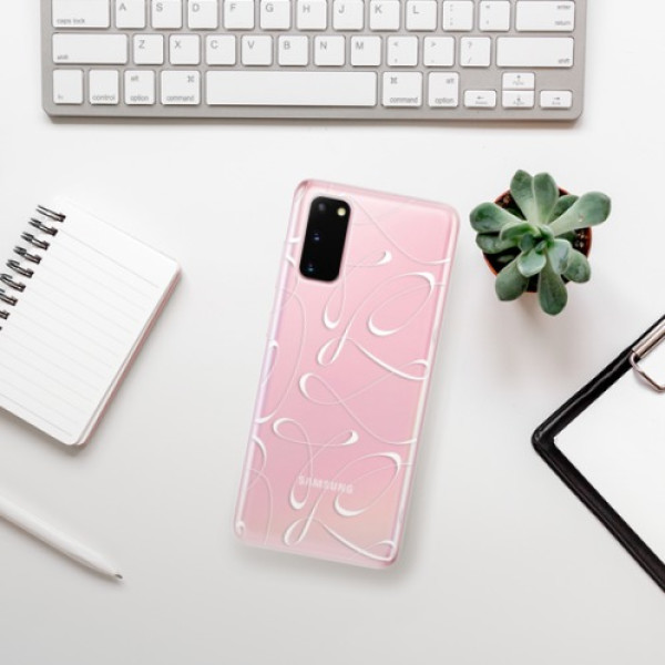 Silikonové pouzdro iSaprio - Samsung Galaxy S20 - Fancy white