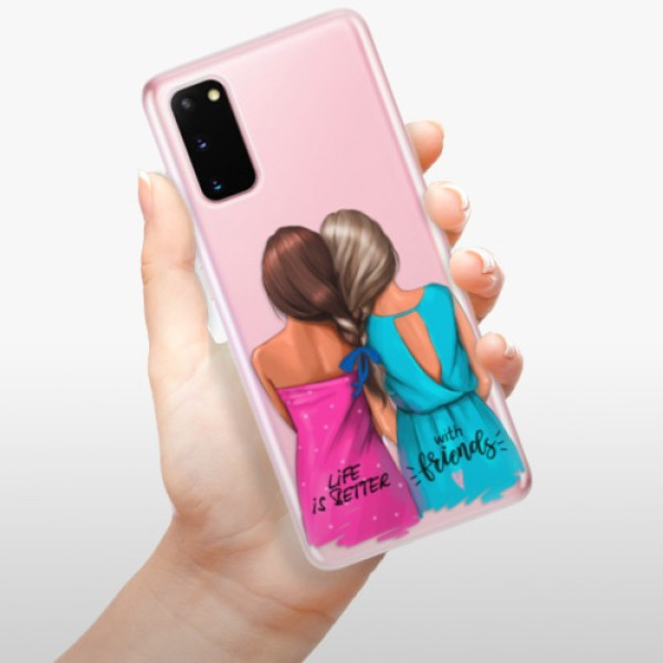 Silikonové pouzdro iSaprio - Samsung Galaxy S20 - Best Friends