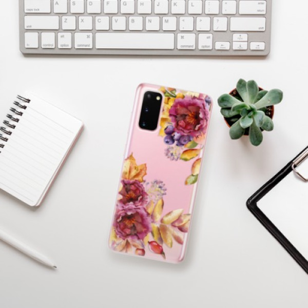 Silikonové pouzdro iSaprio - Samsung Galaxy S20 - Fall Flowers