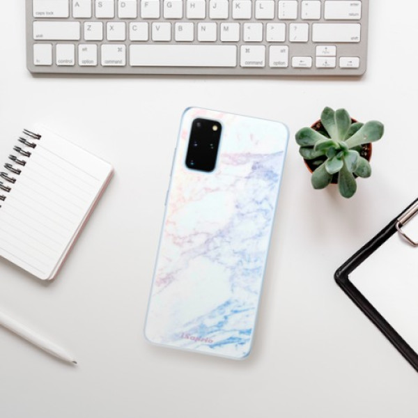 Silikonové pouzdro iSaprio - Samsung Galaxy S20 Plus - Raibow Marble 10
