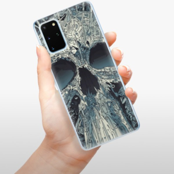 Silikonové pouzdro iSaprio - Samsung Galaxy S20 Plus - Abstract Skull