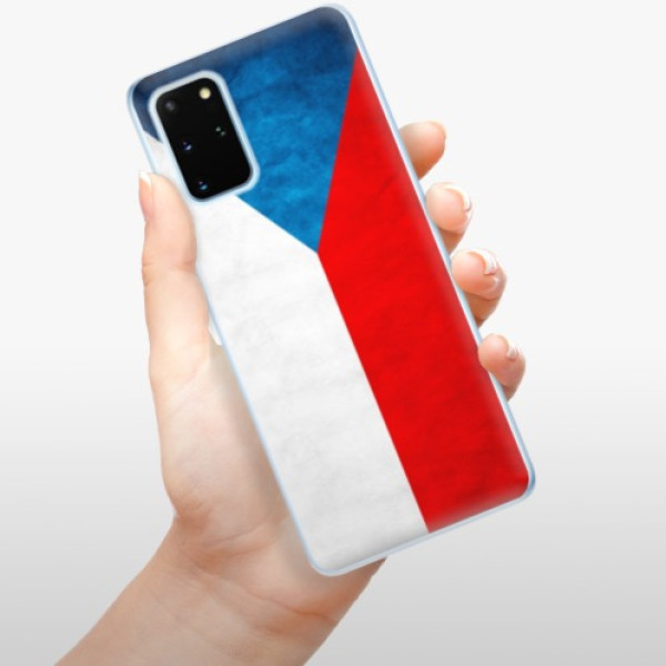 Silikonové pouzdro iSaprio - Samsung Galaxy S20 Plus - Czech Flag