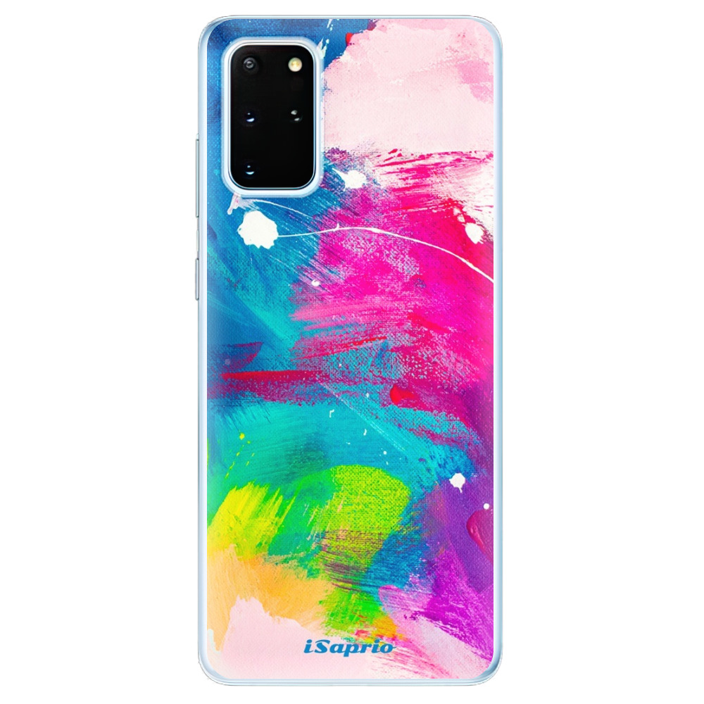 Odolné silikonové pouzdro iSaprio - Abstract Paint 03 - Samsung Galaxy S20+