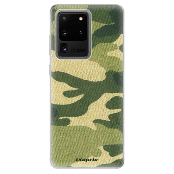 Odolné silikonové pouzdro iSaprio - Green Camuflage 01 - Samsung Galaxy S20 Ultra