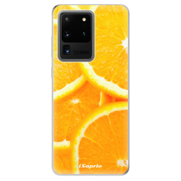 Odolné silikonové pouzdro iSaprio - Orange 10 - Samsung Galaxy S20 Ultra