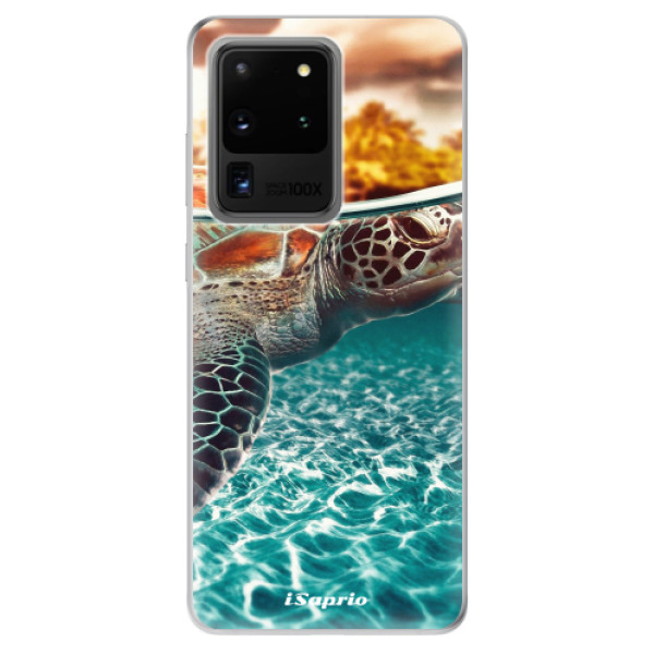 Odolné silikonové pouzdro iSaprio - Turtle 01 - Samsung Galaxy S20 Ultra