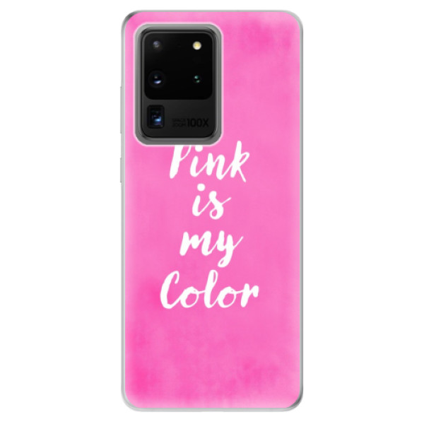 Odolné silikonové pouzdro iSaprio - Pink is my color - Samsung Galaxy S20 Ultra