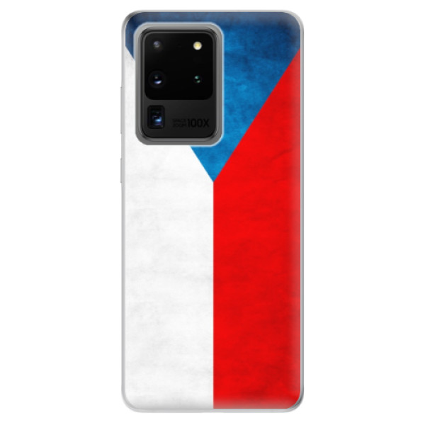 Odolné silikonové pouzdro iSaprio - Czech Flag - Samsung Galaxy S20 Ultra