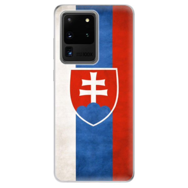 Odolné silikonové pouzdro iSaprio - Slovakia Flag - Samsung Galaxy S20 Ultra