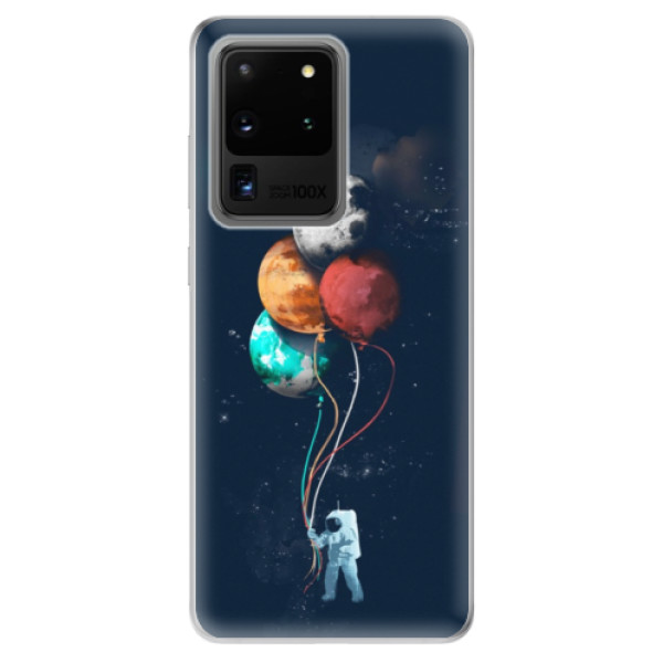 Odolné silikonové pouzdro iSaprio - Balloons 02 - Samsung Galaxy S20 Ultra