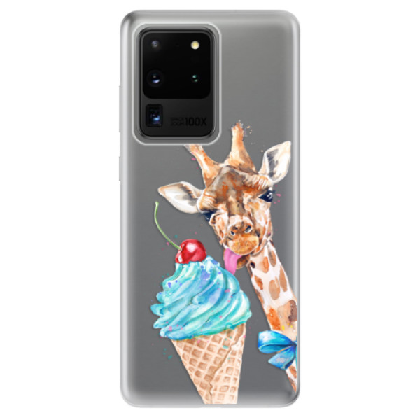 Odolné silikonové pouzdro iSaprio - Love Ice-Cream - Samsung Galaxy S20 Ultra