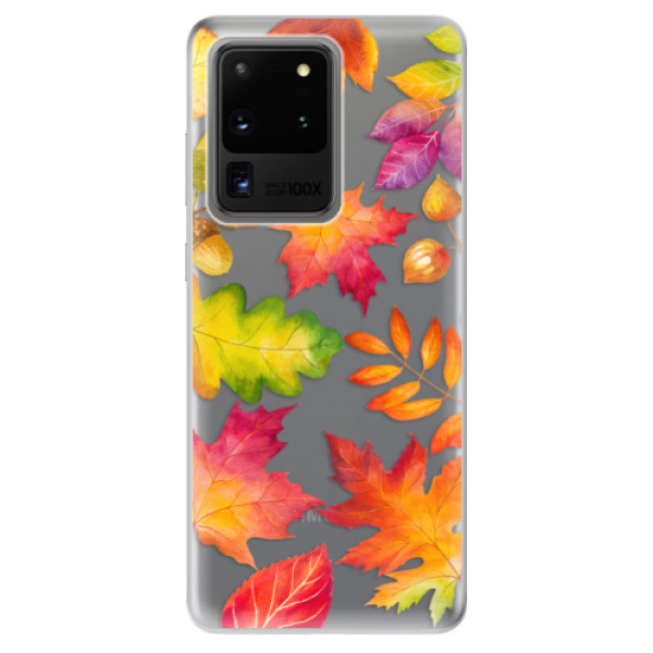Odolné silikonové pouzdro iSaprio - Autumn Leaves 01 - Samsung Galaxy S20 Ultra