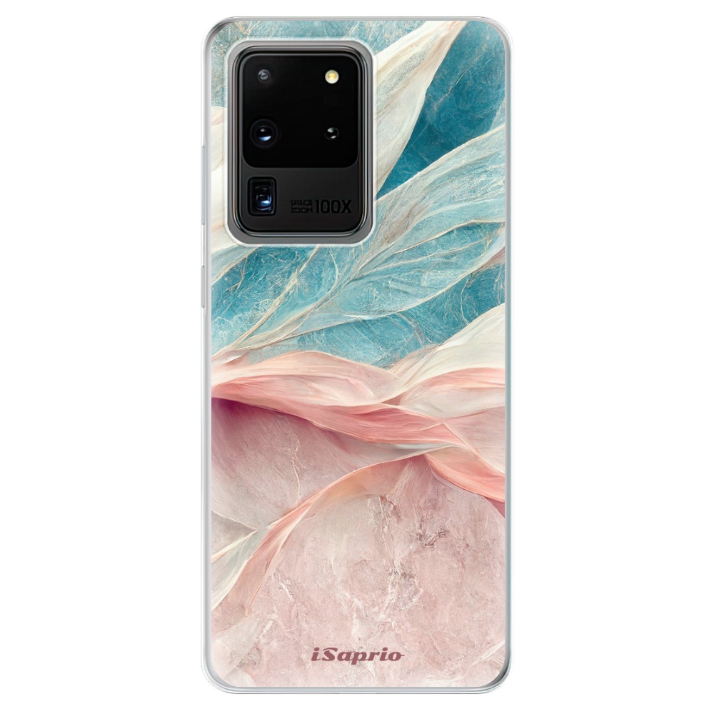 Odolné silikonové pouzdro iSaprio - Pink and Blue - Samsung Galaxy S20 Ultra
