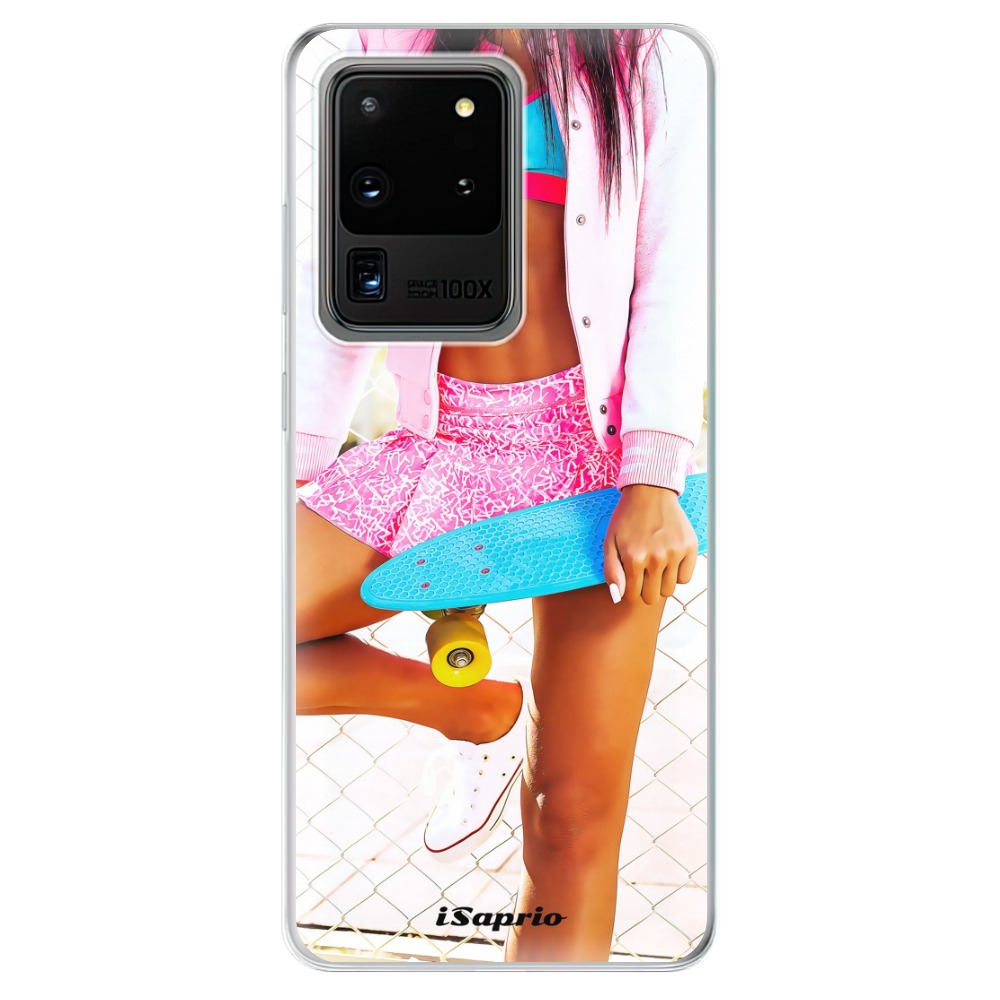 Odolné silikonové pouzdro iSaprio - Skate girl 01 - Samsung Galaxy S20 Ultra