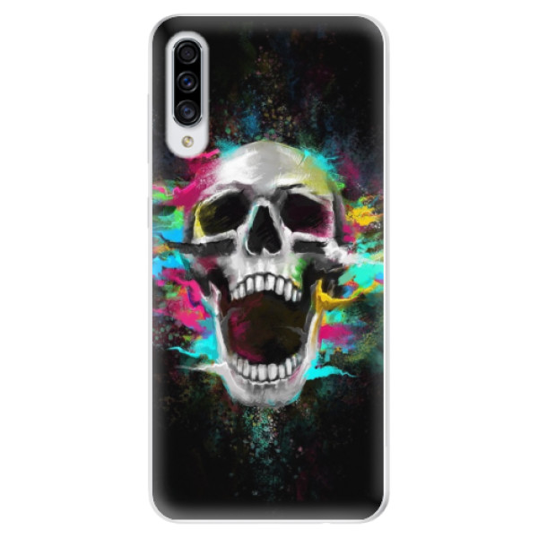 Odolné silikonové pouzdro iSaprio - Skull in Colors - Samsung Galaxy A30s