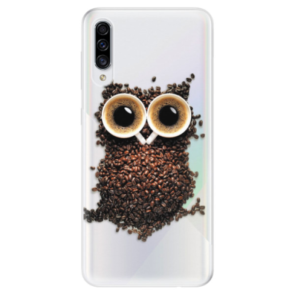 Odolné silikonové pouzdro iSaprio - Owl And Coffee - Samsung Galaxy A30s