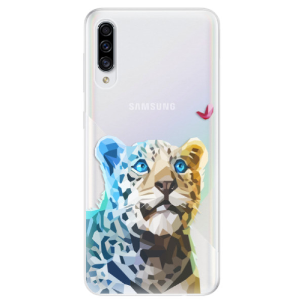 Odolné silikonové pouzdro iSaprio - Leopard With Butterfly - Samsung Galaxy A30s