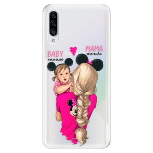 Odolné silikonové pouzdro iSaprio - Mama Mouse Blond and Girl - Samsung Galaxy A30s