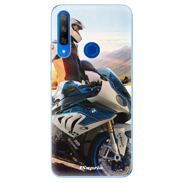 Odolné silikonové pouzdro iSaprio - Motorcycle 10 - Huawei Honor 9X