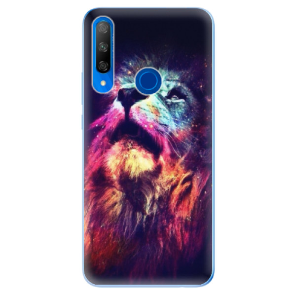 Odolné silikonové pouzdro iSaprio - Lion in Colors - Huawei Honor 9X