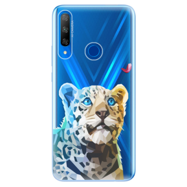 Odolné silikonové pouzdro iSaprio - Leopard With Butterfly - Huawei Honor 9X