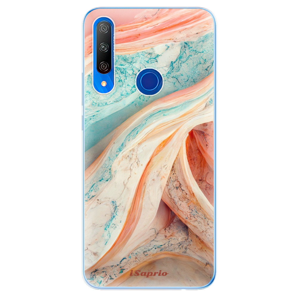 Odolné silikonové pouzdro iSaprio - Orange and Blue - Huawei Honor 9X