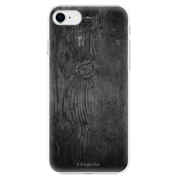 Plastové pouzdro iSaprio - Black Wood 13 - iPhone SE 2020