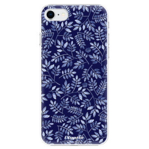 Plastové pouzdro iSaprio - Blue Leaves 05 na mobil Apple iPhone SE 2020 / Apple iPhone SE 2022