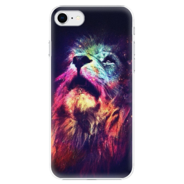 Plastové pouzdro iSaprio - Lion in Colors na mobil Apple iPhone SE 2020 / Apple iPhone SE 2022 (Plastový kryt, obal, pouzdro iSaprio - Lion in Colors - na mobilní telefon Apple iPhone SE 2020 / Apple iPhone SE 2022)
