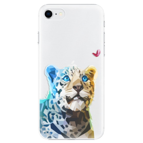 Levně Plastové pouzdro iSaprio - Leopard With Butterfly - iPhone SE 2020