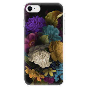 Plastové pouzdro iSaprio - Dark Flowers na mobil Apple iPhone SE 2020 / Apple iPhone SE 2022