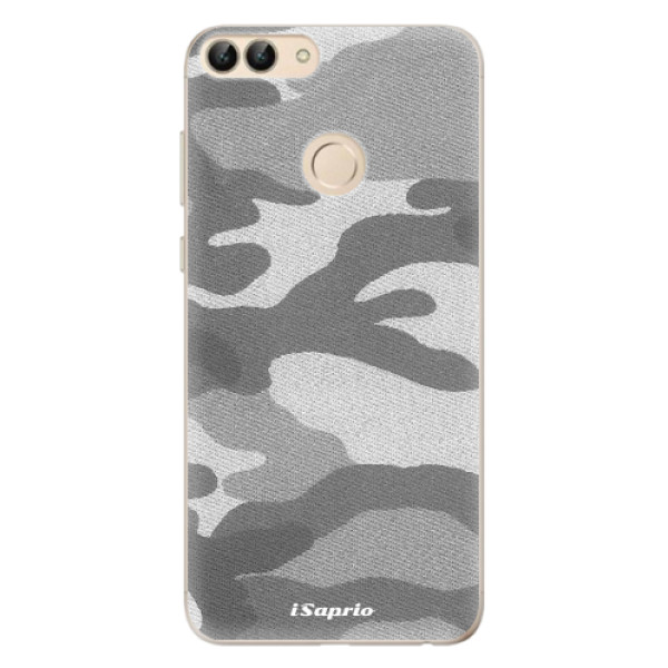 Odolné silikonové pouzdro iSaprio - Gray Camuflage 02 - Huawei P Smart