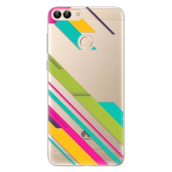 Odolné silikonové pouzdro iSaprio - Color Stripes 03 - Huawei P Smart
