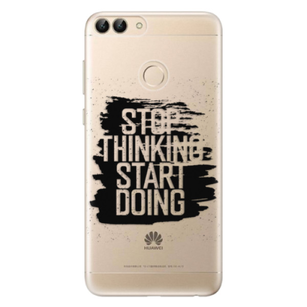 Odolné silikonové pouzdro iSaprio - Start Doing - black - Huawei P Smart