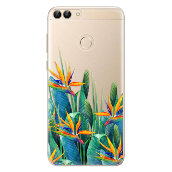 Odolné silikonové pouzdro iSaprio - Exotic Flowers - Huawei P Smart